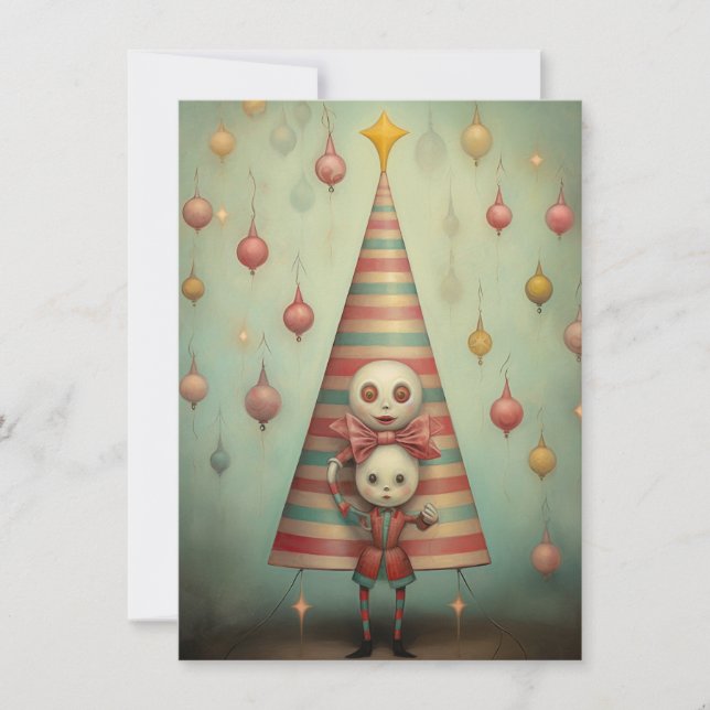 Tarjeta Festiva Freak Show Christmas Cards (Anverso)