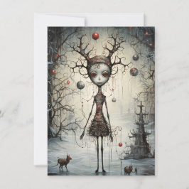 Tarjeta Festiva Freak Show Christmas Cards