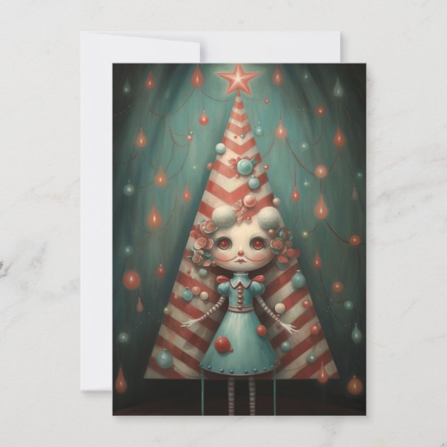 Tarjeta Festiva Freak Show Christmas Cards (Anverso)