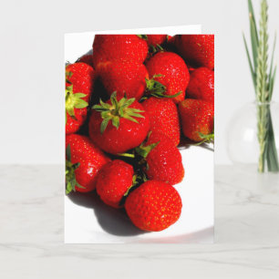 Tarjeta Festiva Fresas