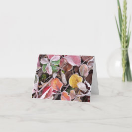 Tarjeta Festiva Fresas congeladas