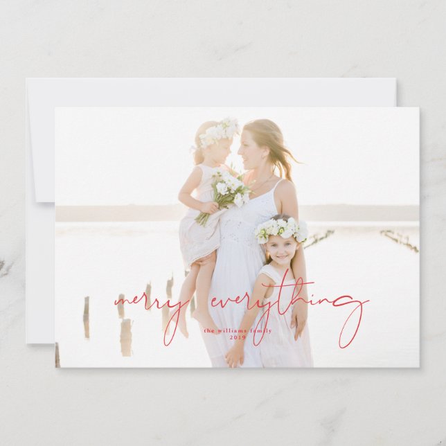 Tarjeta Festiva Fresas y vegetación acuáticas (Anverso)