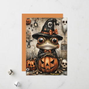 Tarjeta Festiva Fright & Delight Halloween