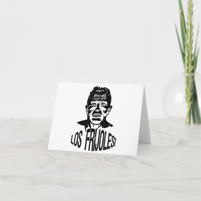 Tarjeta Festiva Frijoles Beans (Anverso)