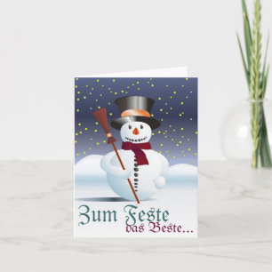 Tarjeta Festiva Frohe Weihnacht