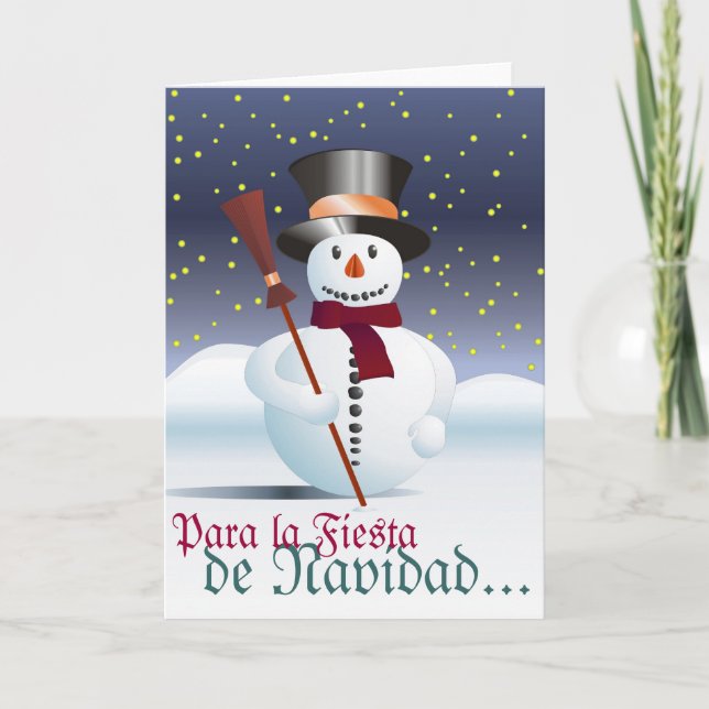 Tarjeta Festiva Frohe Weihnacht (Anverso)
