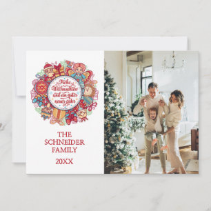 Tarjeta Festiva Frohe Weihnachten