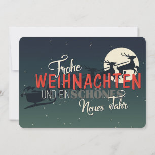 Tarjeta Festiva Frohe Weihnachten