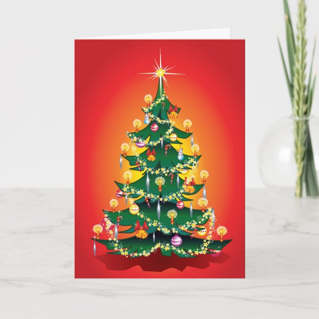 Tarjeta Festiva ¡Frohe Weihnachten! (Anverso)