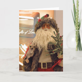 Tarjeta Festiva From Santa With Love Christmas Card