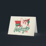Tarjeta Festiva Frosty el muñeco de nieve - Debe ser magia<br><div class="desc">Frosty el hombre de nieve | Echa un vistazo a este gráfico festivo con Frosty y la frase "¡Debe ser mágico!".</div>