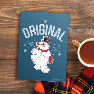 Tarjeta Festiva Frosty the Snowman™   El original