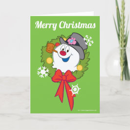 Tarjeta Festiva Frosty the Snowman™ | Esguince de Escarcha