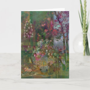 Tarjeta Festiva Fruta de los Navidades derrochados por el azúcar