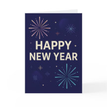 Fuegos Artificiales de Celebración Bold Navy Gold 