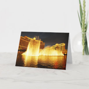 Tarjeta Festiva Fuente en Las Vegas