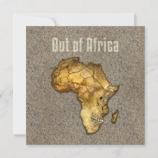 Tarjeta Festiva Fuera de África