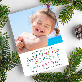 Tarjeta Festiva Fun de Navidades modernos y divertidos, foto de va