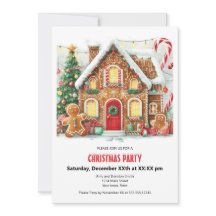 Fun Gingerbread House Navidades Fiesta