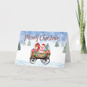 Tarjeta Festiva Fun Piglet Navidades Card
