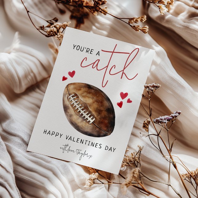 Tarjeta Festiva Fun You're A Catch | Valentines Day (Subido por el creador)
