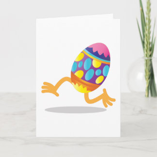 Tarjeta Festiva funcionamiento del huevo de Pascua