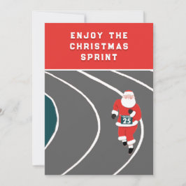 Tarjeta Festiva Funcionarios Navidades de pista y campo