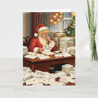 Tarjeta Festiva Funny Anti Trump Christmas Card New President