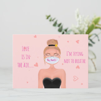 Tarjeta Festiva Funny Anti-Valentine’s Day Hand drawn 