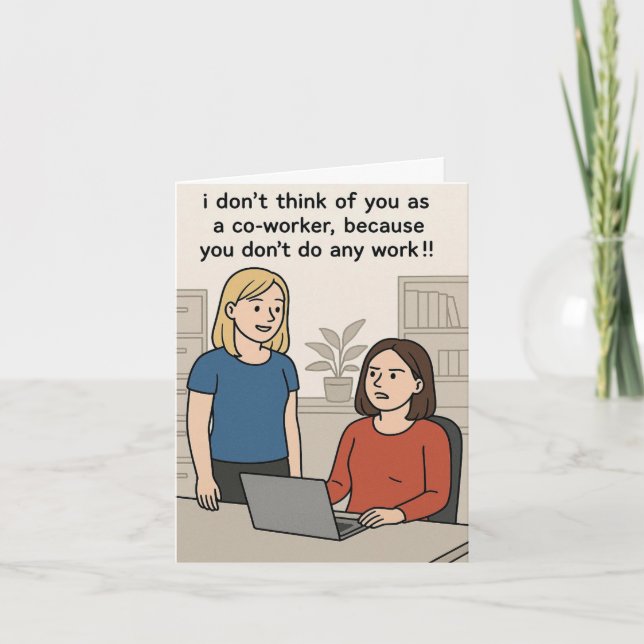 Tarjeta Festiva Funny birthday card  (Anverso)