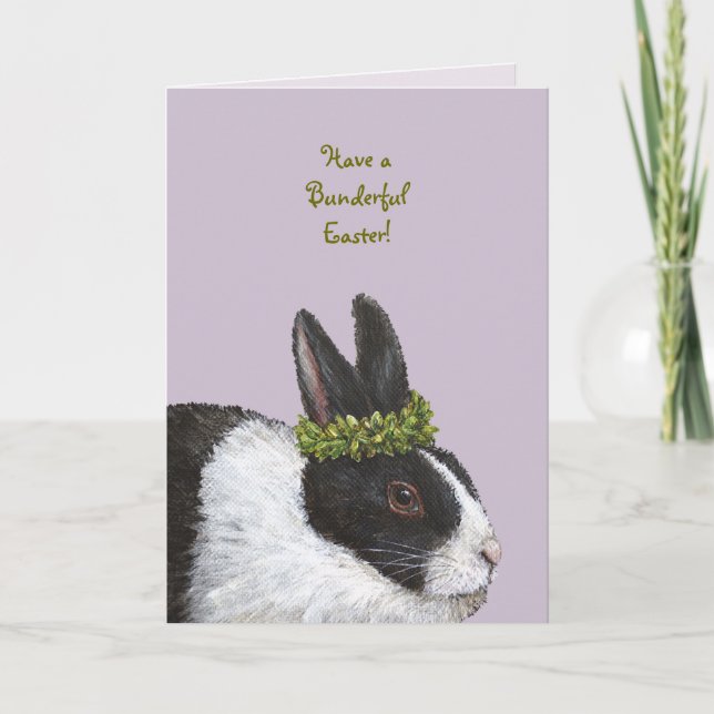 Tarjeta Festiva Funny Bunny Easter card (Anverso)