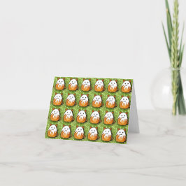 Tarjeta Festiva Funny Cute Cat Navidades Pudding Card