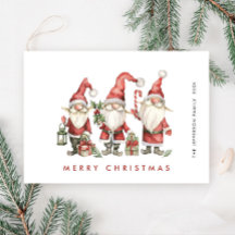 Funny Cute Santa Gnomes Navidades