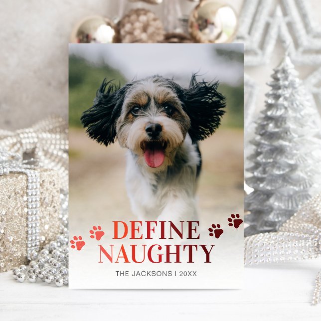 Tarjeta Festiva Funny Define Navidades de fotos traviesas (Subido por el creador)