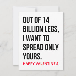 Tarjeta Festiva Funny Dirty Naughty Día de San Valentín Card & Gif