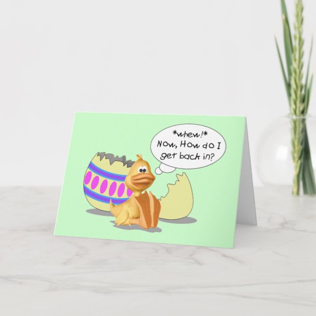 Tarjeta Festiva Funny Easter Card (Anverso)