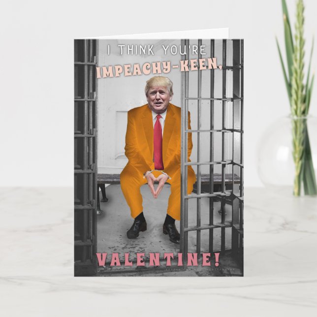 Tarjeta Festiva Funny El día de San Valentín de destitución de Don (Anverso)