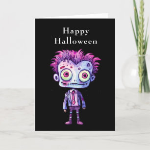 Tarjeta Festiva Funny Frankenstein Monster Halloween Fun