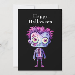 Tarjeta Festiva Funny Frankenstein Monster Halloween Fun