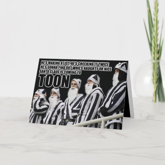 Tarjeta Festiva Funny Geordie (Anverso)