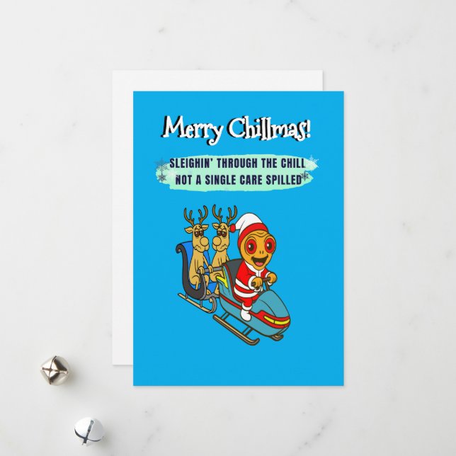 Tarjeta Festiva Funny Gingerbread Holiday – Printable Xmas Card (Anverso/Reverso In Situ)