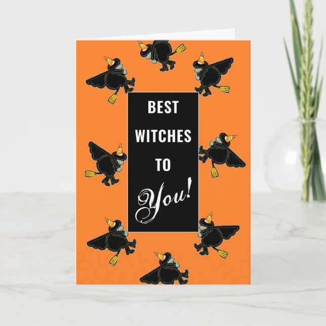 Tarjeta Festiva Funny Halloween Card (Anverso)