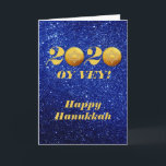 Tarjeta Festiva Funny Hanukkah Oy Vey 2020 Gelt Coin purpurina<br><div class="desc">Este diseño fue creado a partir de mi pintura de acrílico fluido única. Puede personalizarse haciendo clic en el botón personalizar y cambiando el nombre, las iniciales o las palabras. También puede cambiar el color y estilo del texto o eliminar el texto para un diseño de sólo imagen. Contáctame en...</div>