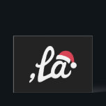 Tarjeta Festiva Funny Kamala Harris 2024 Comma La Navidades<br><div class="desc">Funny Kamala Harris 2024 Comma La Navidades</div>