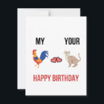 Tarjeta Festiva Funny Naughty Happy Birthday Card<br><div class="desc">Si buscas regalos para tu cumpleaños, estas ideas de regalo de cumpleaños feliz para él y ella seguramente te interesarán. Esta feliz tarjeta de cumpleaños con mensajes divertidos e hilarantes, citas y deseos puede ser un regalo de cumpleaños perfecto para él, para el marido, para los niños, para los hombres,...</div>