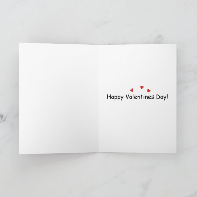 Tarjeta Festiva Funny Quirky Valentine’s Day Card (Interior)