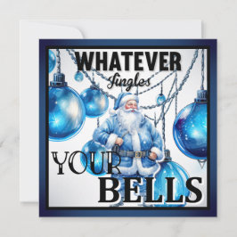 Tarjeta Festiva Funny Retro Navidades