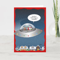 Funny Santa Claus Alien Navidades