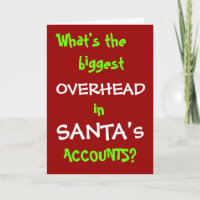 Funny Santa Financial Accounting Navidades