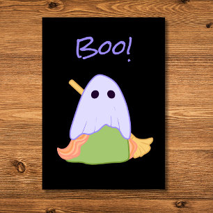 Tarjeta Festiva Funny Spooky Halloween Character